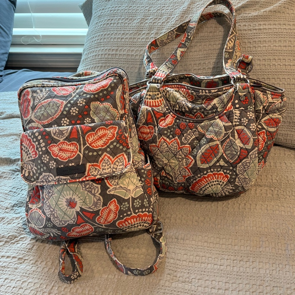 Vera Bradley Women Bag Set